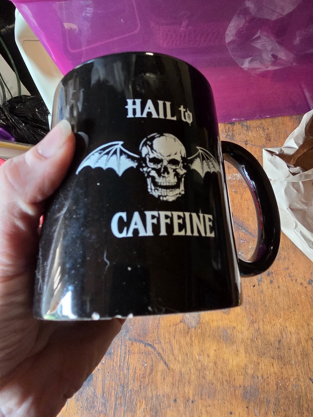 A7x Hail To Caffeine Coffee Mug